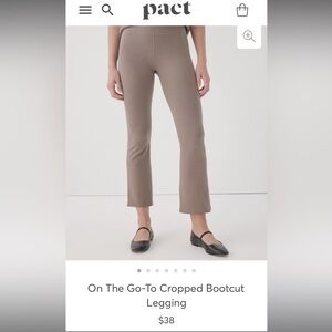 PACT On The Go Cropped Legging
